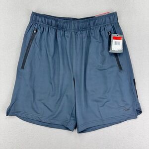 Mitre Gym Shorts 7" Mens Medium Carbon Grey Soccer Performance‎ Quick Dry